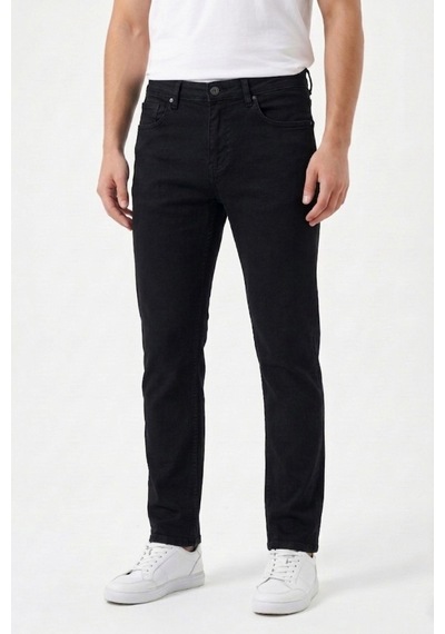 Dynamo Erkek Klasik Kalıp Jeans Pantolon 1701 Bgl-st05355 Siyah