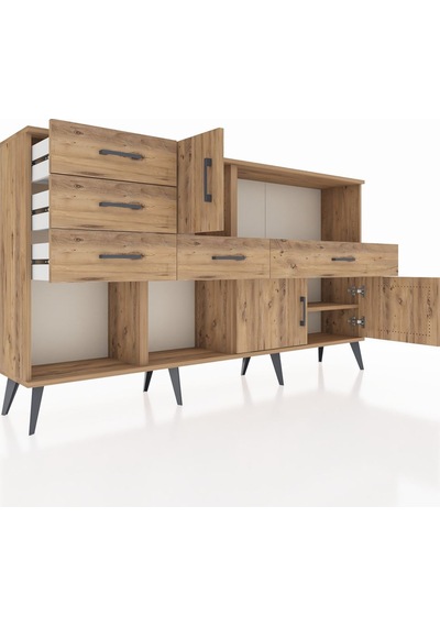Arges Konsol 2 Raflı 5 Çekmeceli 3 Kapaklı 176x30x99 Çam-çam Atlas Çam - Atlas Çam Arges Konsol 2 Raflı 5 Çekmeceli 3 Kapaklı 176x30x99 Çam-çam Atlas Çam - Atlas Çam