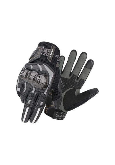 Scoyco Mc109 Karbon Fiber Korumalı Yazlık Eldiven Siyah-gri