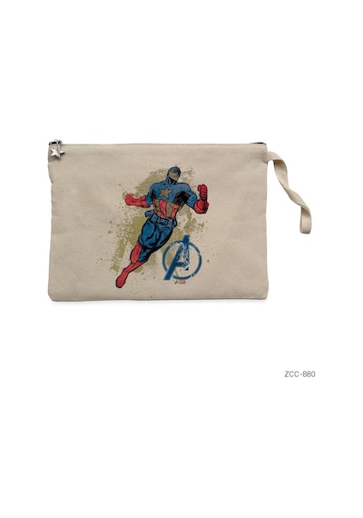Zepplin Giyim Avengers Captain Grunge Clutch Astarlı Cüzdan / El Çantası
