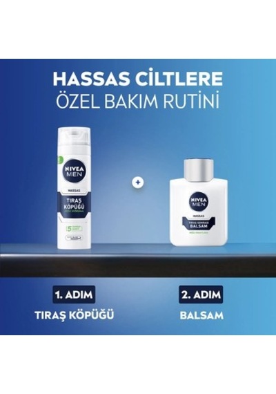 200 Ml Hassas Ciltler İçin Hızlı Koruma Sağlayan Tıraş Köpüğü