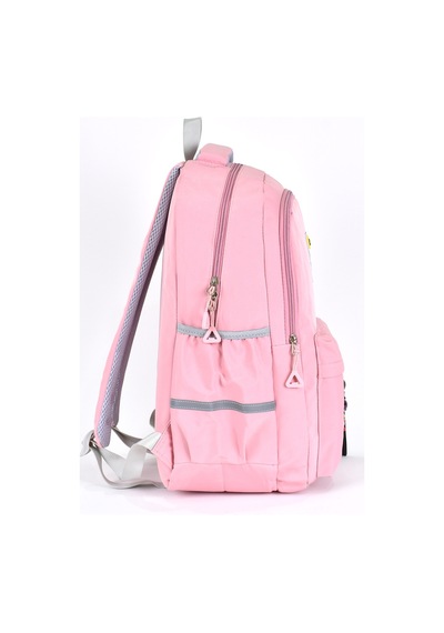 Elatae Unisex Ortopedik Çok Gözlü Günlük Seyahat Okul Sırt Çantası Pembe 51709