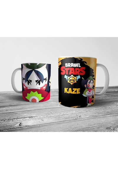 Brawl Stars Kaze Kupa Bardak Model 1 Çok Renkli