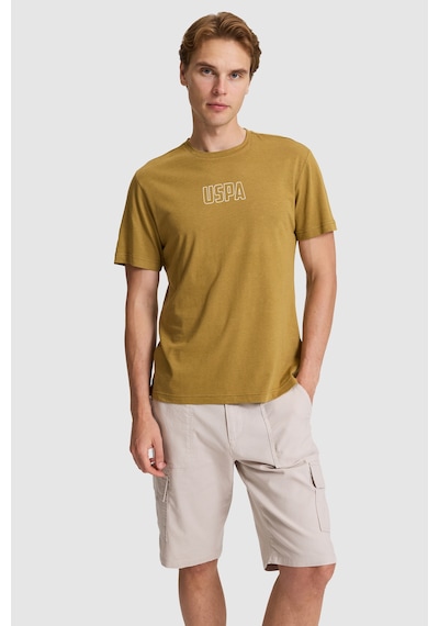 U.S. Polo Assn. U.s. Polo Assn. Erkek Tişört 50327159-vr269 Dark Oıl