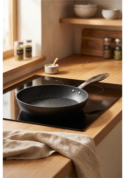 Bernardo Chef Line Granit Tava Siyah 28cm