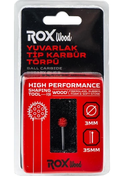 Rox Wood 0275 Karbür Yuvarlak Tip Ahşap Şekillendirme Törpü Rox Wood 0275 Karbür Yuvarlak Tip Ahşap Şekillendirme Törpü