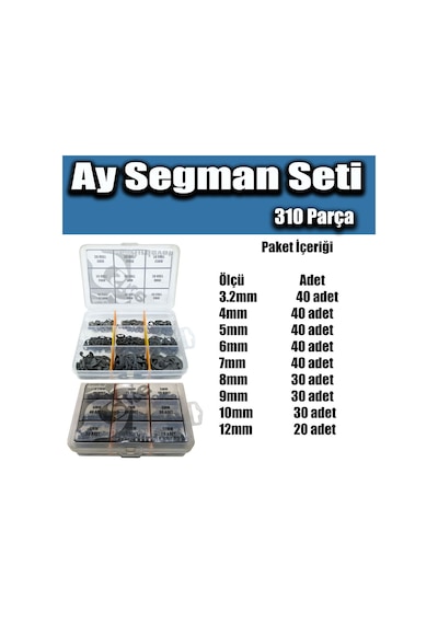 310 Parça Ay Segman Seti