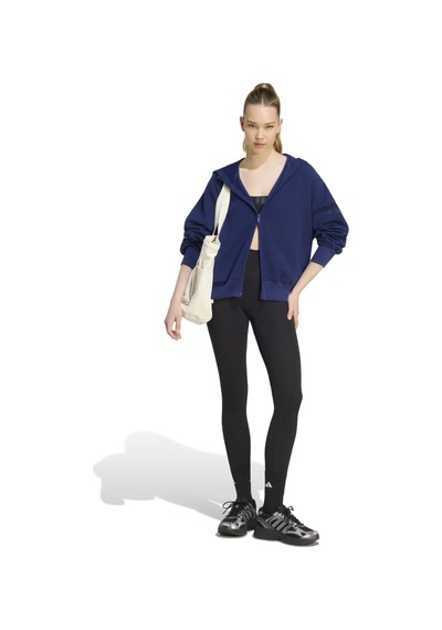Adidas W Sl Fz Hd Mavi Kadın Sweatshirt Kr2747