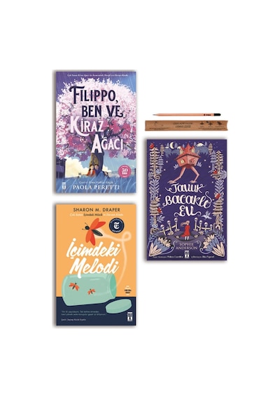 Genç Timaş Filippo Ben Ve Kiraz Ağacı - İçimdeki Melodi - Tavuk Bacaklı Ev Set 3 Kitap