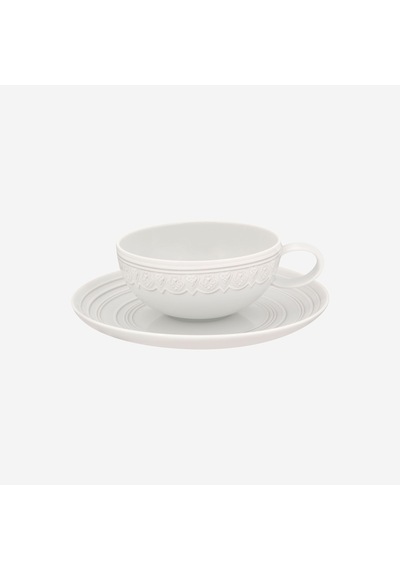 Beyaz Porselen Çay Fincanı 250 Ml