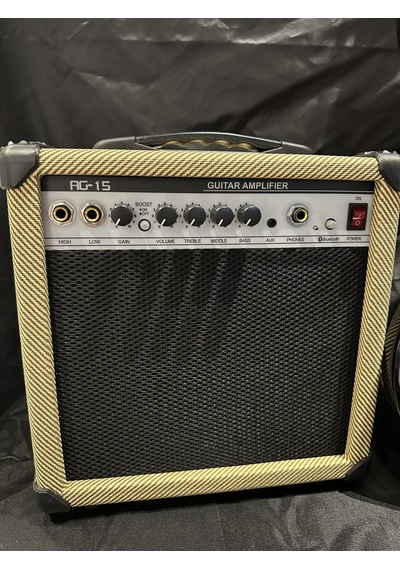 Kırmızı Elektro Gitar Full Set 15w Bluetooth Amfi