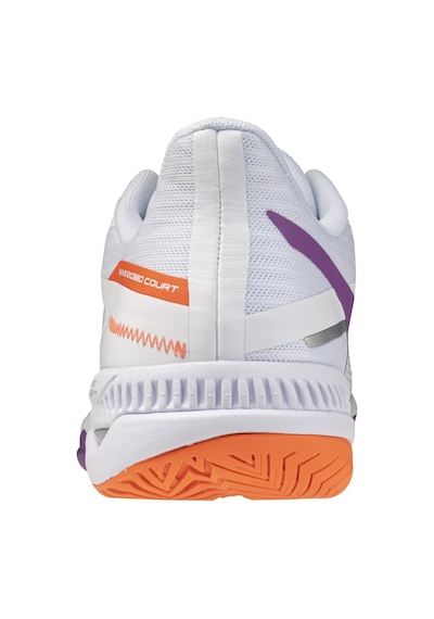 Mizuno Wave Exceed Court Ac Kadın Tenis Ayakkabısı Beyaz / Mor Çok Renkli
