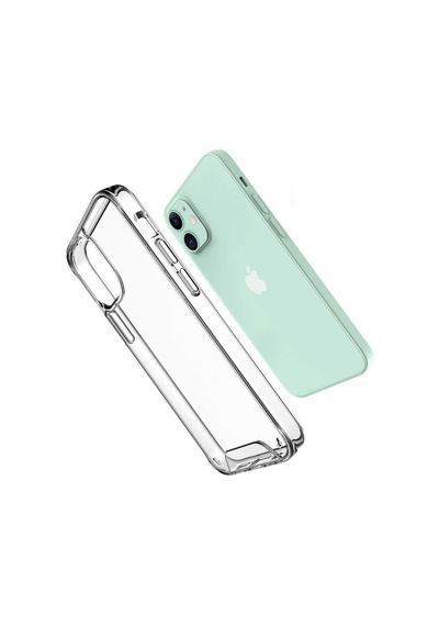 Apple Uyumlu iPhone 12 Mini Uyumlu Zore Gard Silikon-renksiz Renksiz -