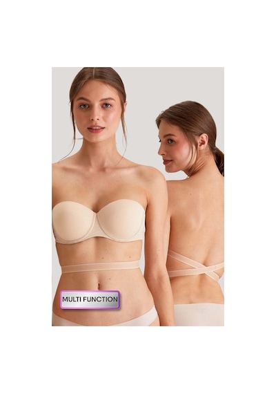Pierre Cardin Pisa Push-up Straplez Sütyen 6027 Ten