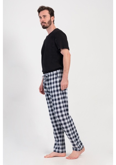 Yake Store Ceplı Erkek P.suprem Tek Alt Pıjama - Navy Blue mavi