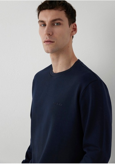 Mavi Mavi Black Sweatshırt Gece Lacivert Lacivert Erkek Sweatshirt M0s20106-70490
