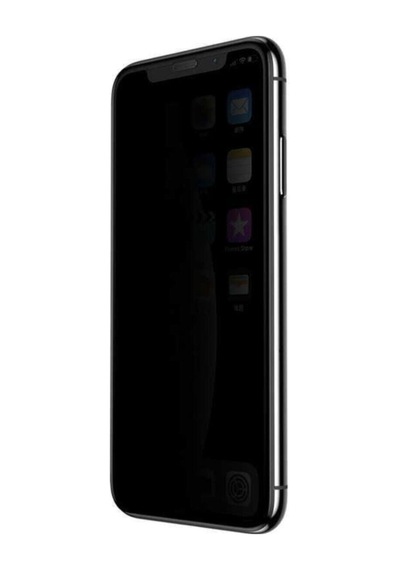 Iphone 11 Iuyumlu Phone Xr Privacy Hayalet Cam Ekran Koruyucu Siyah