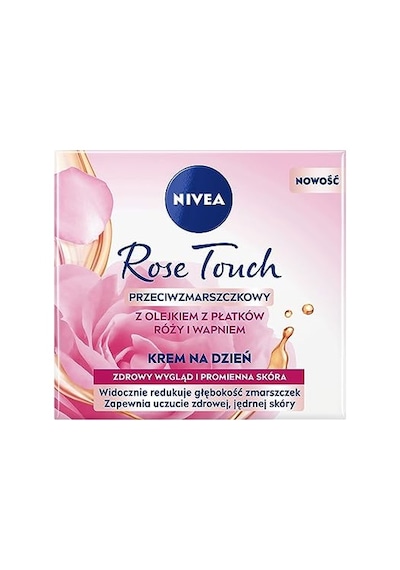 Nıvea Aqua Rose Kırışıklık Karşıtı Gündüz Yüz Bakım Kremi 50ml, Kalsiyum, İnce Çizgi Görünümü, Sıkı Cilt