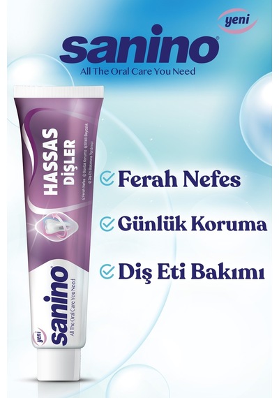Sanino Hassas Dişler Diş Macunu 6 x 75 ML