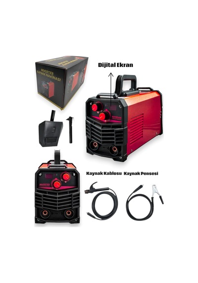 Pro Alman 200 Amper Çift Kartlı Hava Soğutmalı Invertec Compact Kaynak Makinesi Bakırsargı