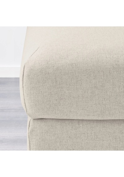 Ikea Bej Lüks Kanepe - Saklama Gözlü Puf Kılıfı