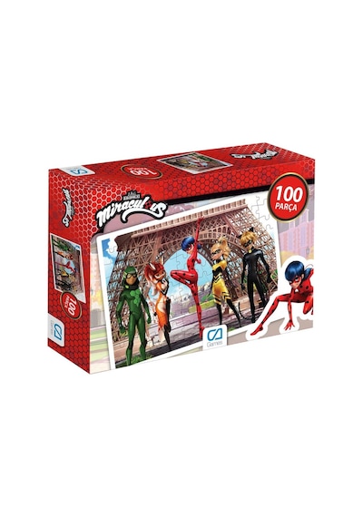 Miraculous 100 Parça Kutulu Puzzle.