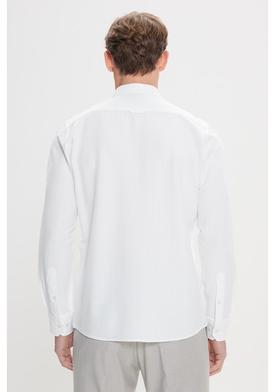 AC&Co / Altınyıldız Classics Erkek Beyaz Slim Fit Dar Kesim Düğmeli Yaka %100 Pamuk Gömlek Beyaz AC&Co / Altınyıldız Classics Erkek Beyaz Slim Fit Dar Kesim Düğmeli Yaka %100 Pamuk Gömlek Beyaz