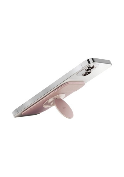 Telefon Modelleri Ile Uyumlu Kartlık Flixa Serisi Manyetik Stand Olma Popsocket Özelliği Pink