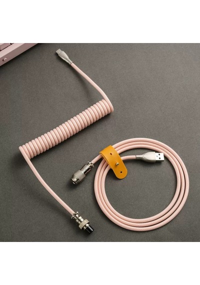 Coiled Kablo Sarmal 120cm + 35cm Mekanik & Manyetik Klavye Kablosu Type-c Usb, 8k 8000hz