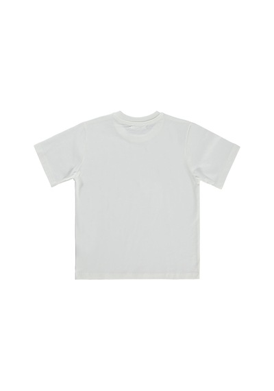 Civil Boys Basic Surf Etiketli 6-9 Yaş Tişört - Kırık Beyaz