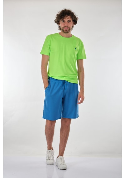 Polo Erkek Minimalist Regular Fit Kısa Kol T-shirt - Günlük Stil Yeşil