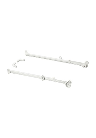 Ikea Altarliden Serisi, Sepet Rayı, 62 Cm, Beyaz