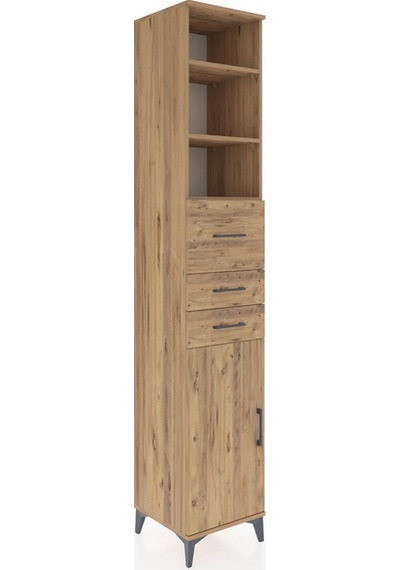 Hyperion Dolap 4 Raflı 3 Çekmeceli Tek Kapaklı 44x44x243 Çam-çam Atlas Çam Hyperion Dolap 4 Raflı 3 Çekmeceli Tek Kapaklı 44x44x243 Çam-çam Atlas Çam