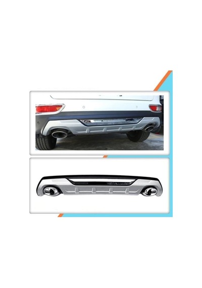 Kia Sportage 2016 2018 Egsoz Görünümlü Difüzör Ön Arka Difüzör