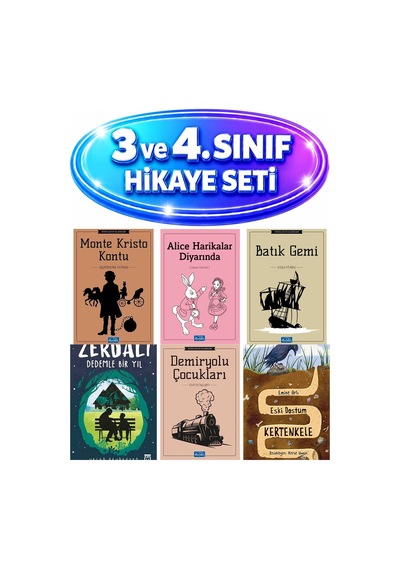 Eski Dostum Kertenkele.zerdali - Dedemle Bir Yıl 6 Kitap Set 3.4.sınıfın Okuma Seti