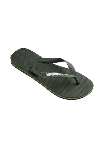 Brasil Logo Olive Green Unisex Terlik 39-40 Yeşil