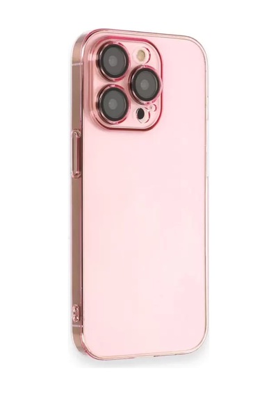 Newface Apple Uyumlu iPad iPhone 13 Pro Max Kılıf Armada Lensli Kapak - Rose Gold Pembe