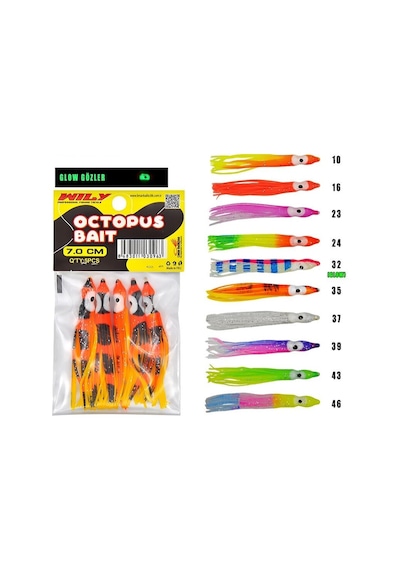 Portfish Octopus Ahtapot 5 Cm Silikon Yem 35