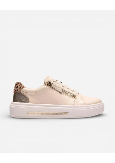 Clarks Hollyrose Zip Cream Multi Kadın Krem Günlük Ayakkabı 26185914 Krem