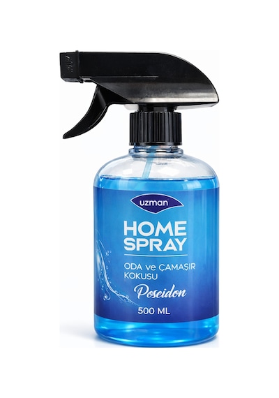 Uzman Home Spray Posedion Oda Spreyi - Çamaşır Kokusu 500 Ml 15 Adet Ev, Ofis, Araç Okyanus