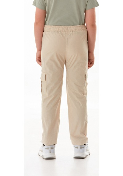 Fullamoda Paraşüt Kumaş Erkek Çocuk Jogger Pantolon 25mcck254217408-bej Bej