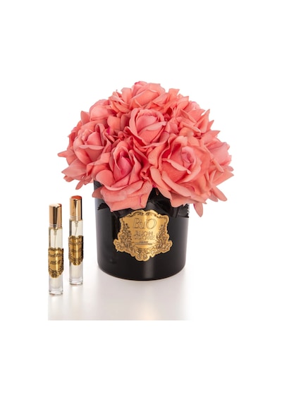 Siyah Cam Gold 14 Gül Luxury Home Perfume Ağaç