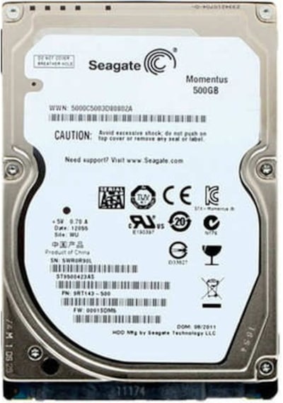 Seagate ST9500423AS 2.5" 500 GB HDD