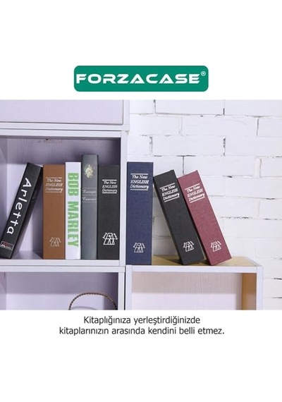 Kitap Görünümlü Gizli Kilitli Para Mücevher Takı Kasası - Fc093