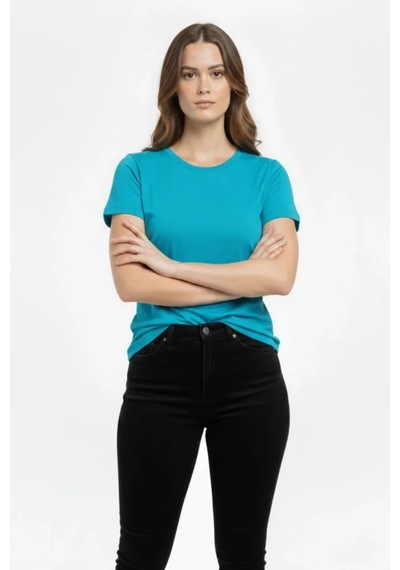 Butik İstanbul T-shirt Bisiklet Yaka Slim Fit Likralı Tişört Günlük Basic Body - Turkuvaz Turkuaz Butik İstanbul T-shirt Bisiklet Yaka Slim Fit Likralı Tişört Günlük Basic Body - Turkuvaz Turkuaz