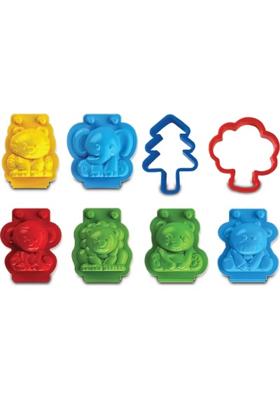 Art Sand 3d Hayvanlar Seti 500 Gr. - Oyun Kumu Seti - Kinetik Kum Seti - Natural Kum - Doğal Kum Renkli