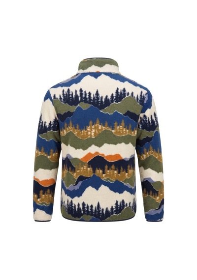 Cazador Erkek İndigo Caz Kürklü Sweat Hırka Sweatshirt 55620 Mavi