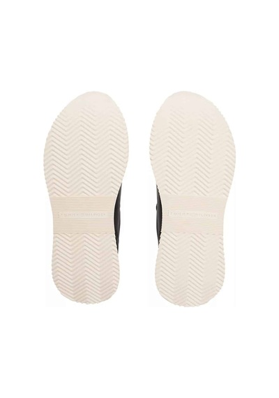 Tommy Hilfiger Kadın Metalik Detaylı Chic Fashion Runner Sneaker - Siyah Triple Black