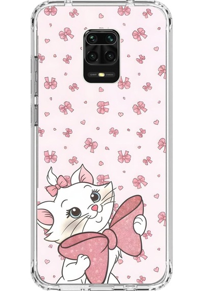Xiaomi Redmi Note 9 Pro Uyumlu Şeffaf Kılıf Minies 5 Tasarımlı