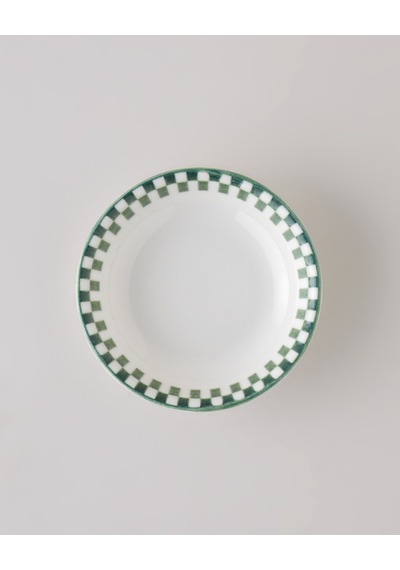 English Home Gardenia Porselen Çerezlik 11 Cm Beyaz - Yeşil Beyaz - Yeşil